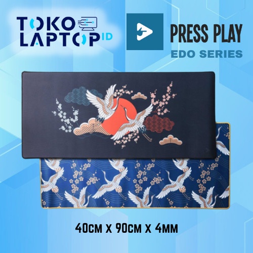 Press Play Edo Washi Tancho Series Gaming Mousepad Deskmat