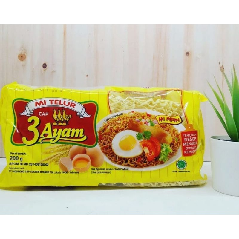 

MIE TELUR CAP 3 AYAM