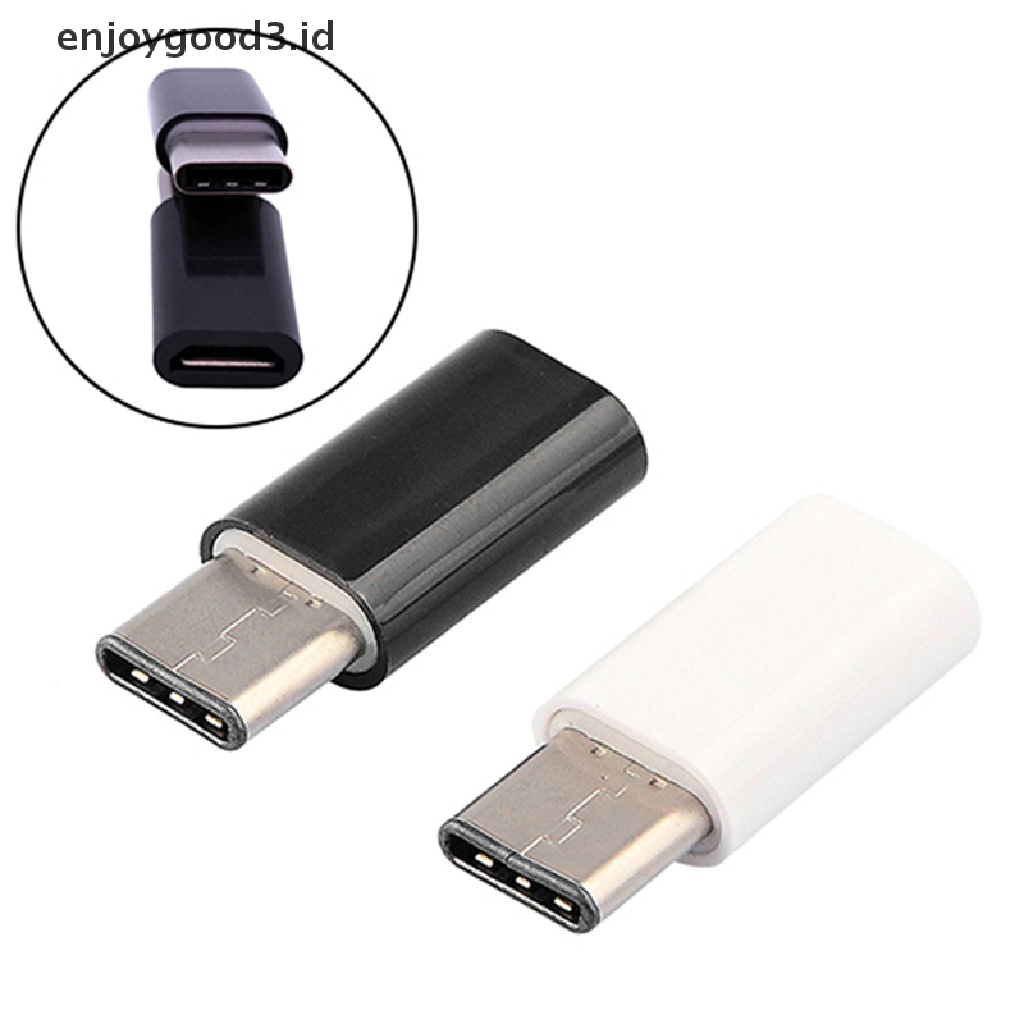 Adapter Konektor Konverter Data USB 3.1 Tipe C Male Ke Micro USB Female