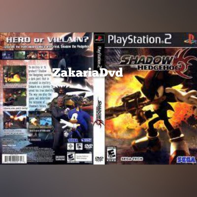 Kaset Ps 2 Shadow Hedgehog