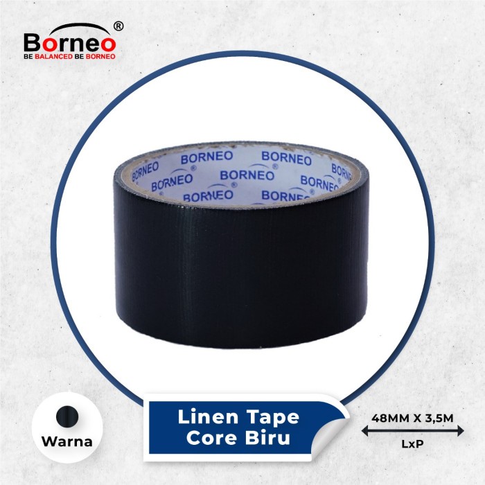 

6 ROLL - Borneo Linen Tape / Cloth Tape CB (48mm x 3,5m)