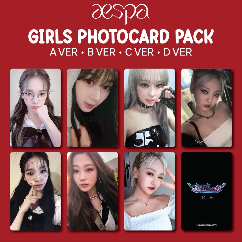 [UNOFFICIAL] AESPA - GIRLS PHOTOCARD PACK