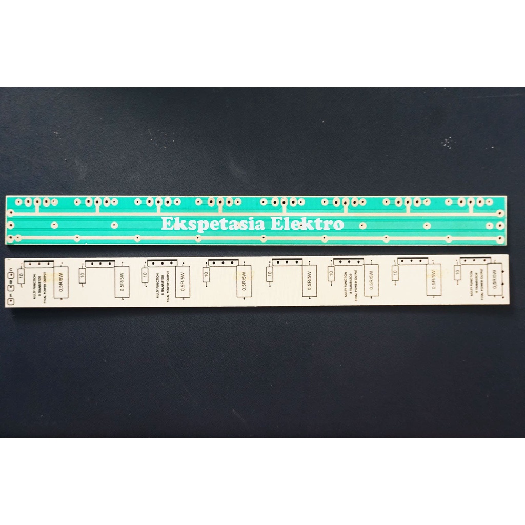 PCB Final SANKEN 8 Transistor Semi Fiber 30 cm