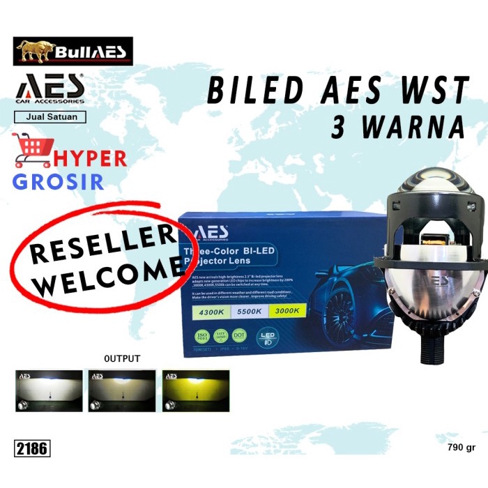 Biled AES WST 2.5 Three Colour 3 Warna NEW 2022 merk AES