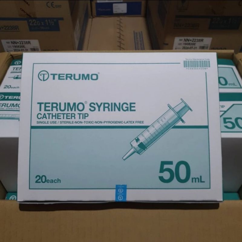 Spuit 50cc Lubang Tengah Terumo Syringe 50ml Terumo