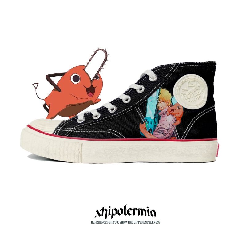 Sepatu WARRIOR × CHAINSAW MAN (custom paint)