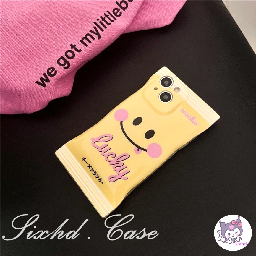 Redmi 12C 10C 10A 10 Redmi Note 12 11 11s 10s 10 9 8Pro Redmi 9T 9C 9A 9 Xiaomi 12 Lite 11Lite 12T 11T 10T Poco M3 X4Pro Snack Bag Case Lucky Cute Smiling Fashion Phone Case Soft Cover