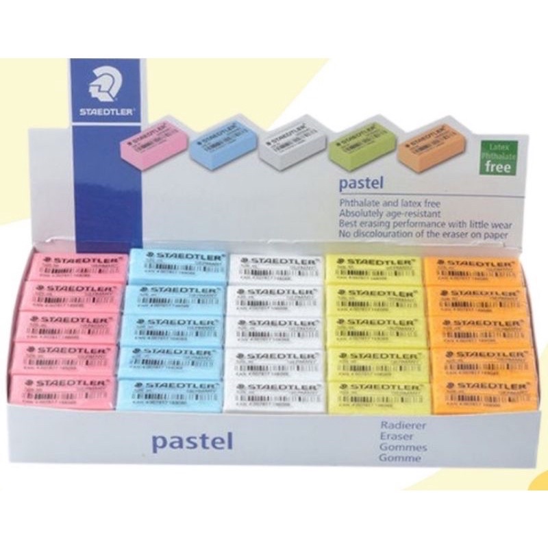 ERASER PASTEL STAEDLER S20TH WHITE / PENGHAPUS STAEDTLER PCS 526-35P