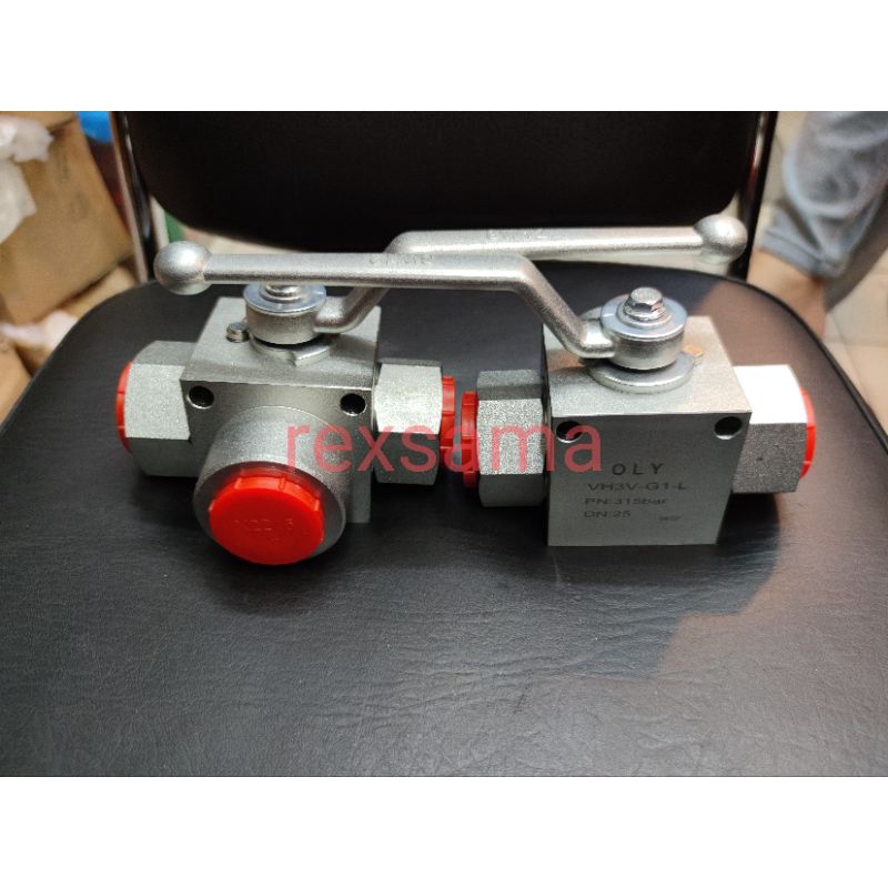1 INCH 3WAY BALL VALVE HIDROLIK L-TYPE HIGH PRESSURE