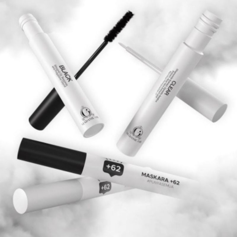 Madame Gie Mascara +62 Netizen Maskara Waterproff Clear Black