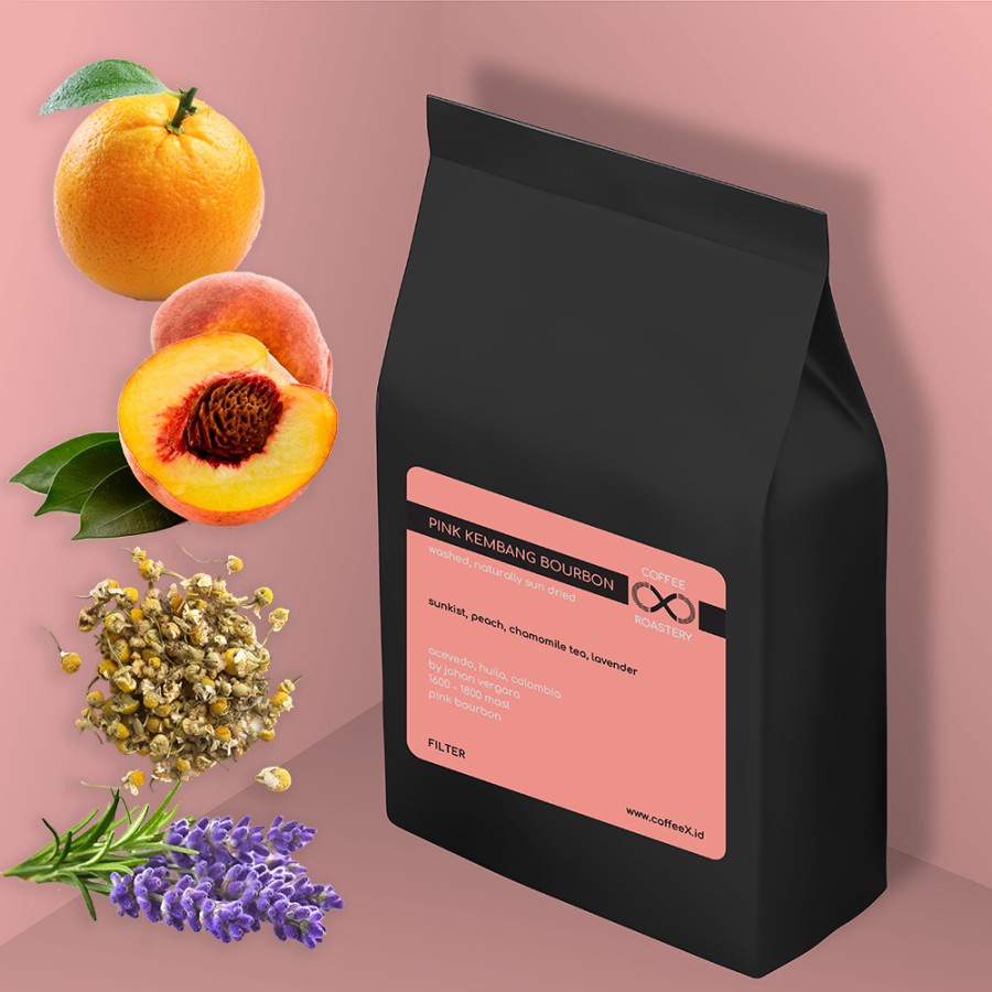 

Biji Kopi Colombia Pink Kembang Bourbon - Washed Naturally Sun Dried