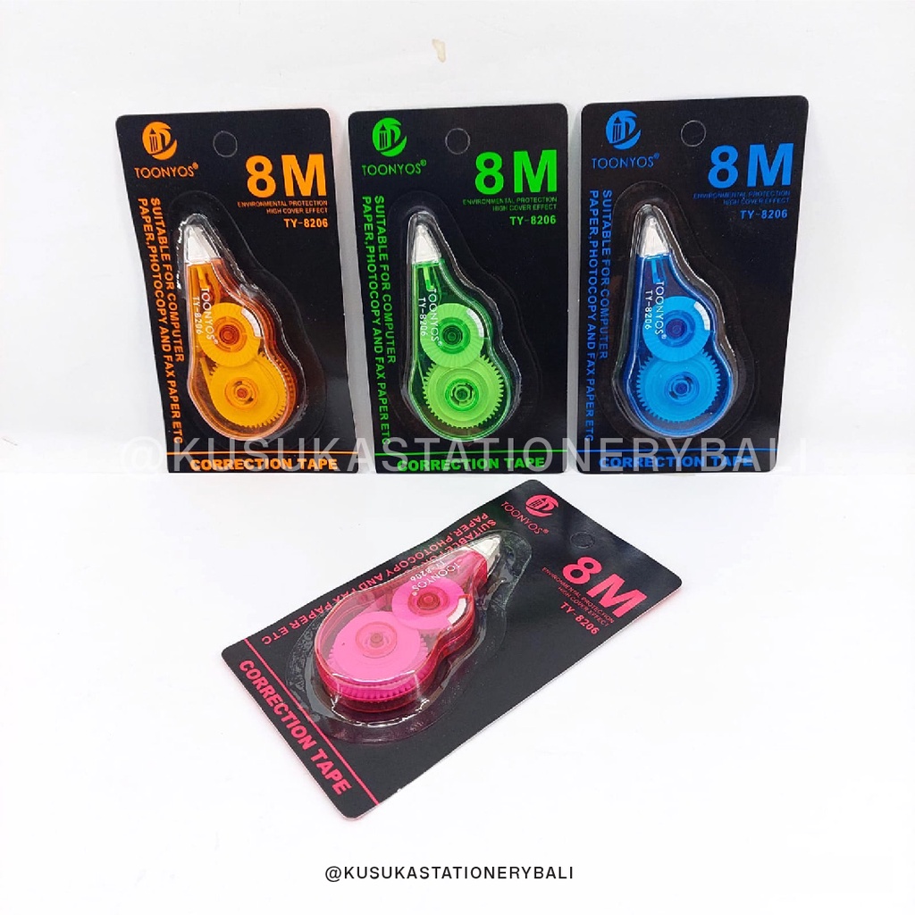 

TOONYOS TY-8206 CORRECTION TAPE 8M