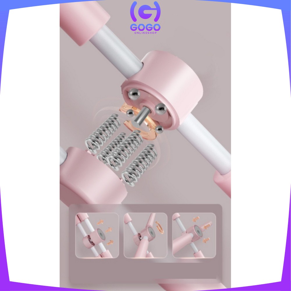 GOGO-O18 Tongkat Yoga Alat Olahraga Penegak Punggung / Yoga Stick Lipat Putar 360 Derajat Alat Penyangga Punggung / Pelurus Punggung Bungkuk