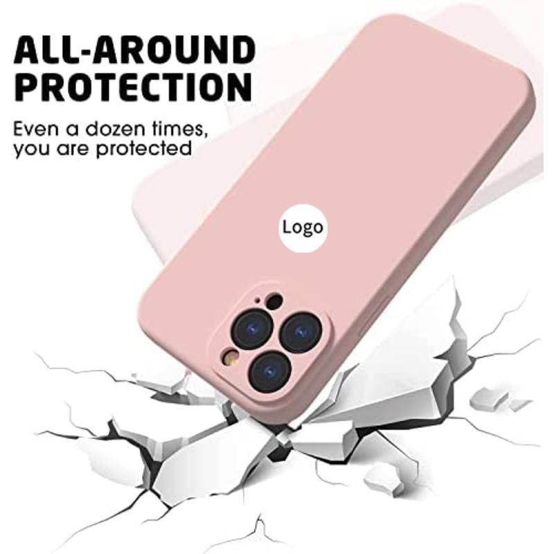 Soft Case Pelindung Lensa Kamera Bahan Silikon Cair Tahan Banting Anti Gores Untuk iPhone 14 Pro Max Plus 14 13 12 Pro Max