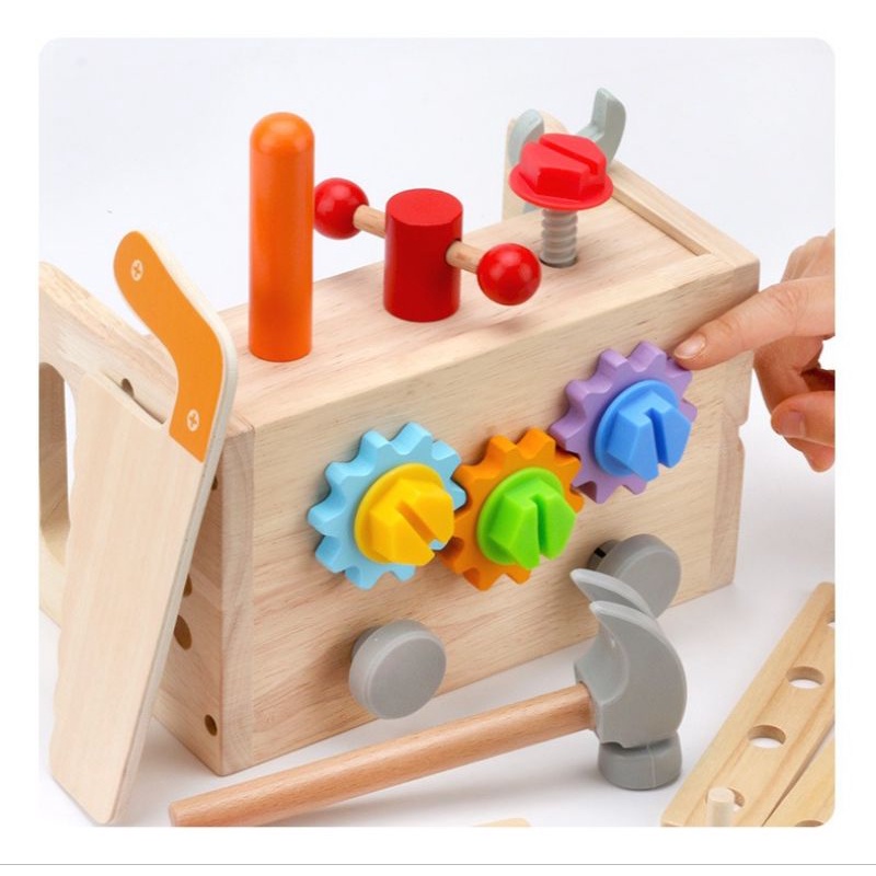 kids tools box / mainan tukang kayu anak / pretend play