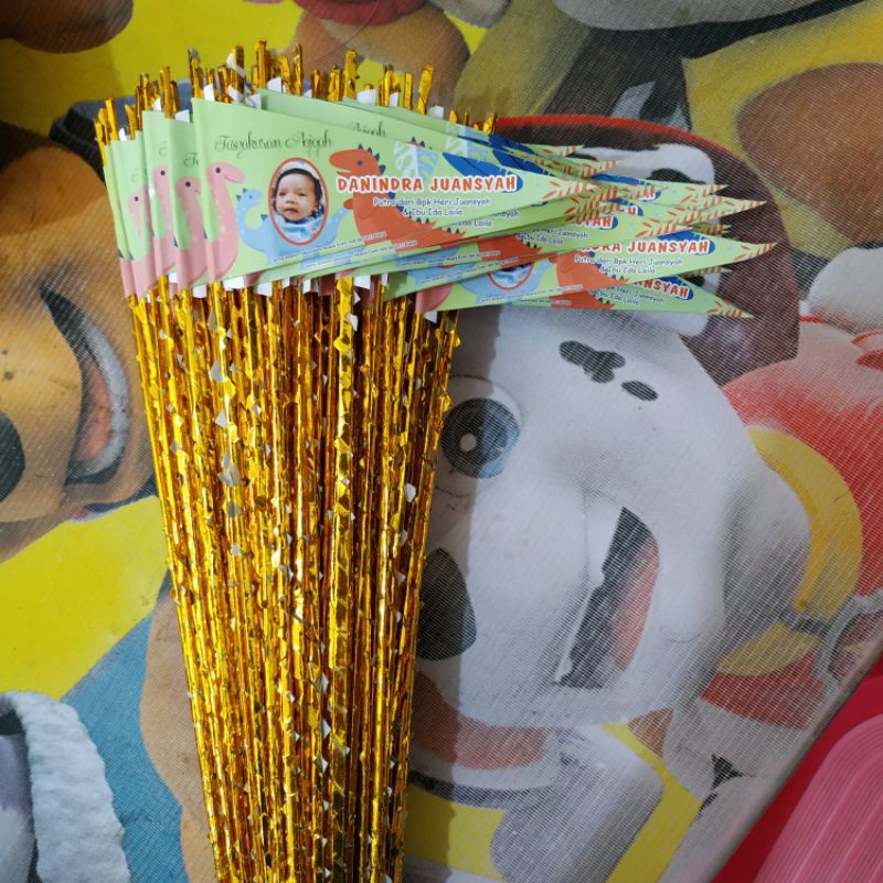 Bendera syukuran aqiqah marhabah istimewa