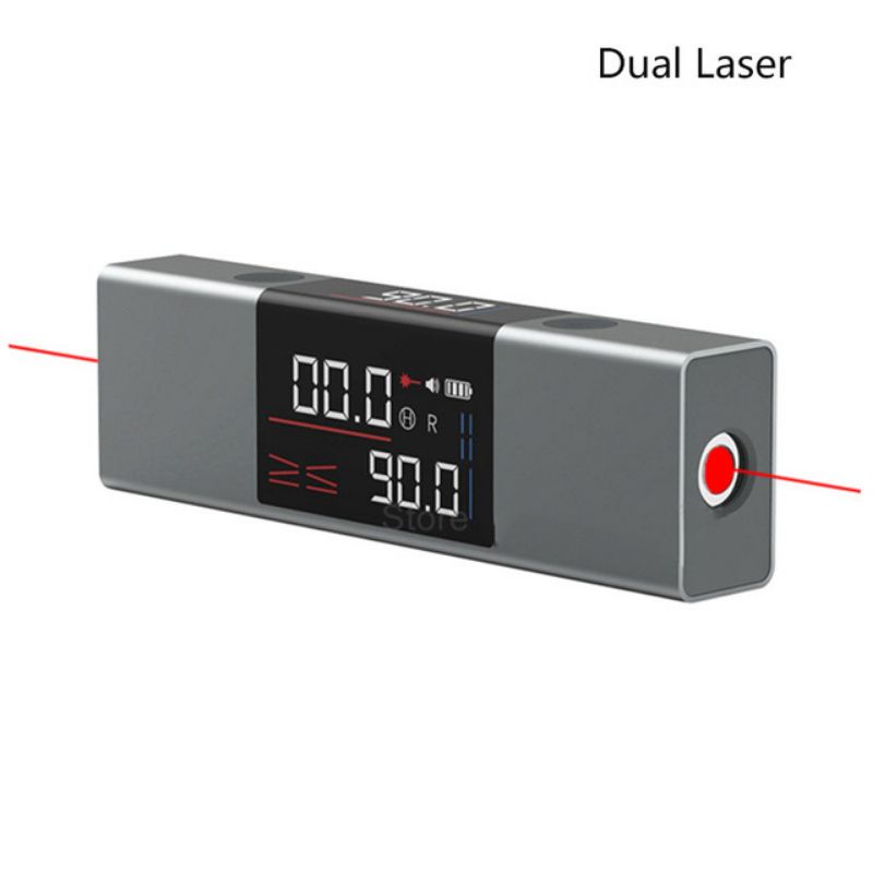 DUKA Atuman LI1 Laser Protactor Angle Pengukur Sudut Digital Dual Screen