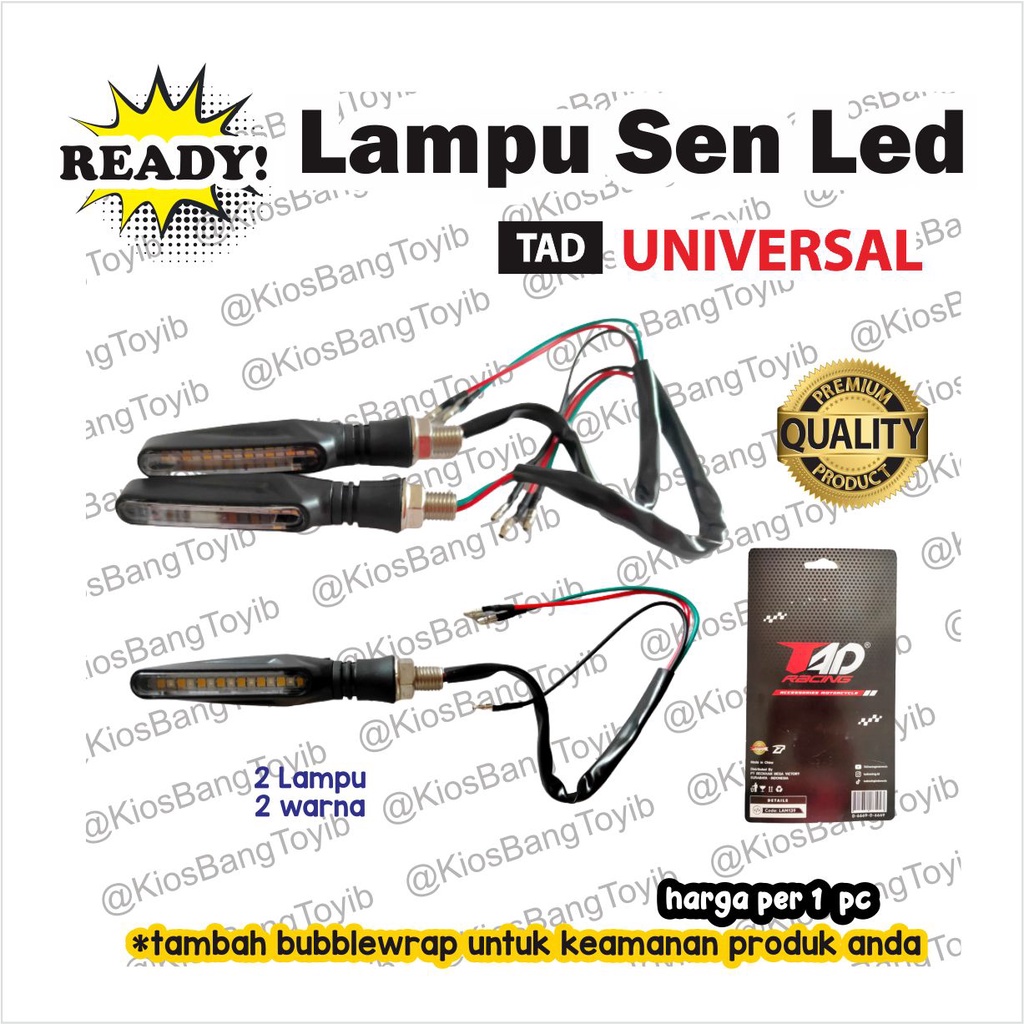 Lampu LED Sen Sein Lidi Running Motor 2 Warna Universal Matic (TAD)