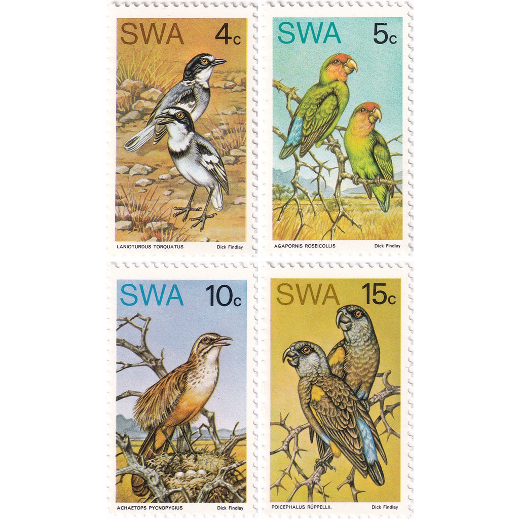 

Prangko South West Africa 1974 - Native Birds