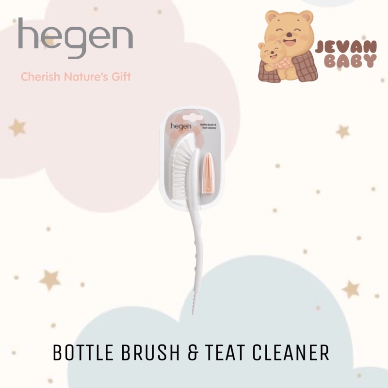 Hegen Bottle Brush &amp; Teat Cleaner / Sikat Pembersih Botol