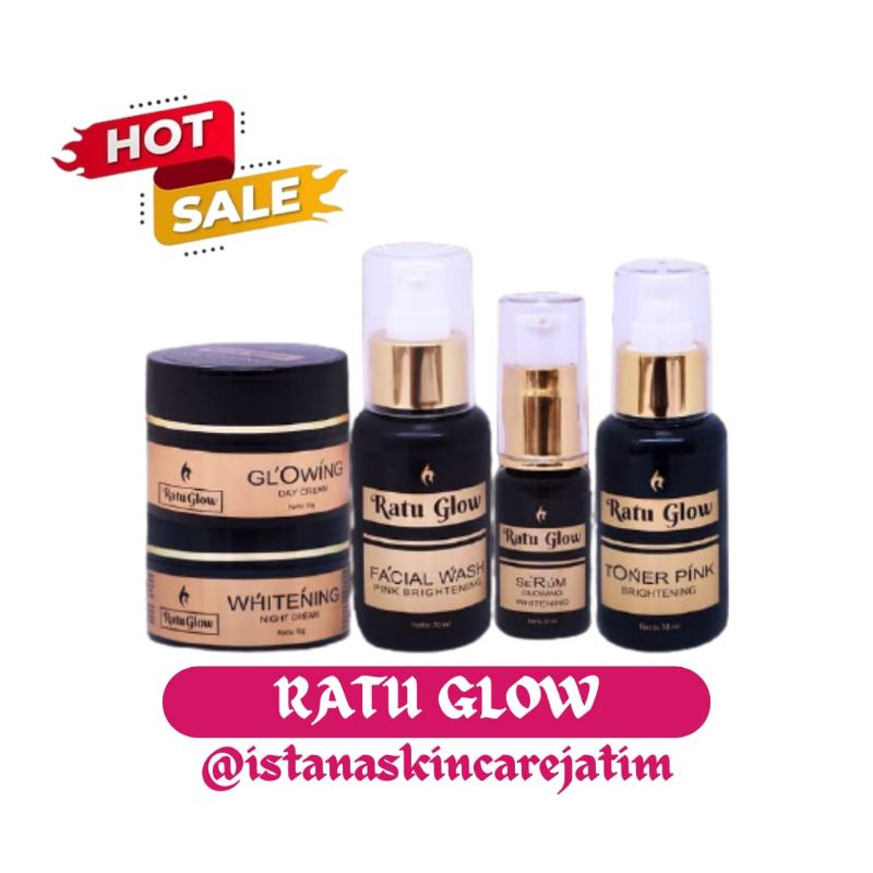 RATU GLOW PLATINUM BRIGHTENING ACNE ORIGINAL BPOM FLEK KUSAM JERAWAT