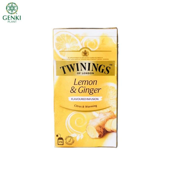

TWININGS LEMON & GINGER FLAVOURED INFUSION - 1.5 G X 25 BAG