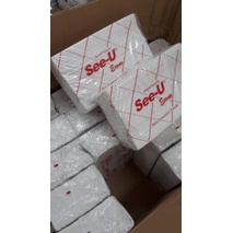 [Kemasan Baru] Tissue See-U Tebal Hand Towel Emboss/Dus Promo