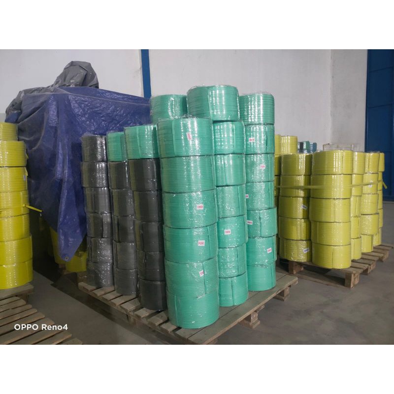 

Tali strapping band hijau 15mm x 8kg semiautomatic ato Gasper