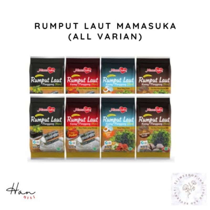 

RUMPUT LAUT MAMA SUKA ORIGINAL / PEDAS / SALTED EGG / SAPI PANGGANG
