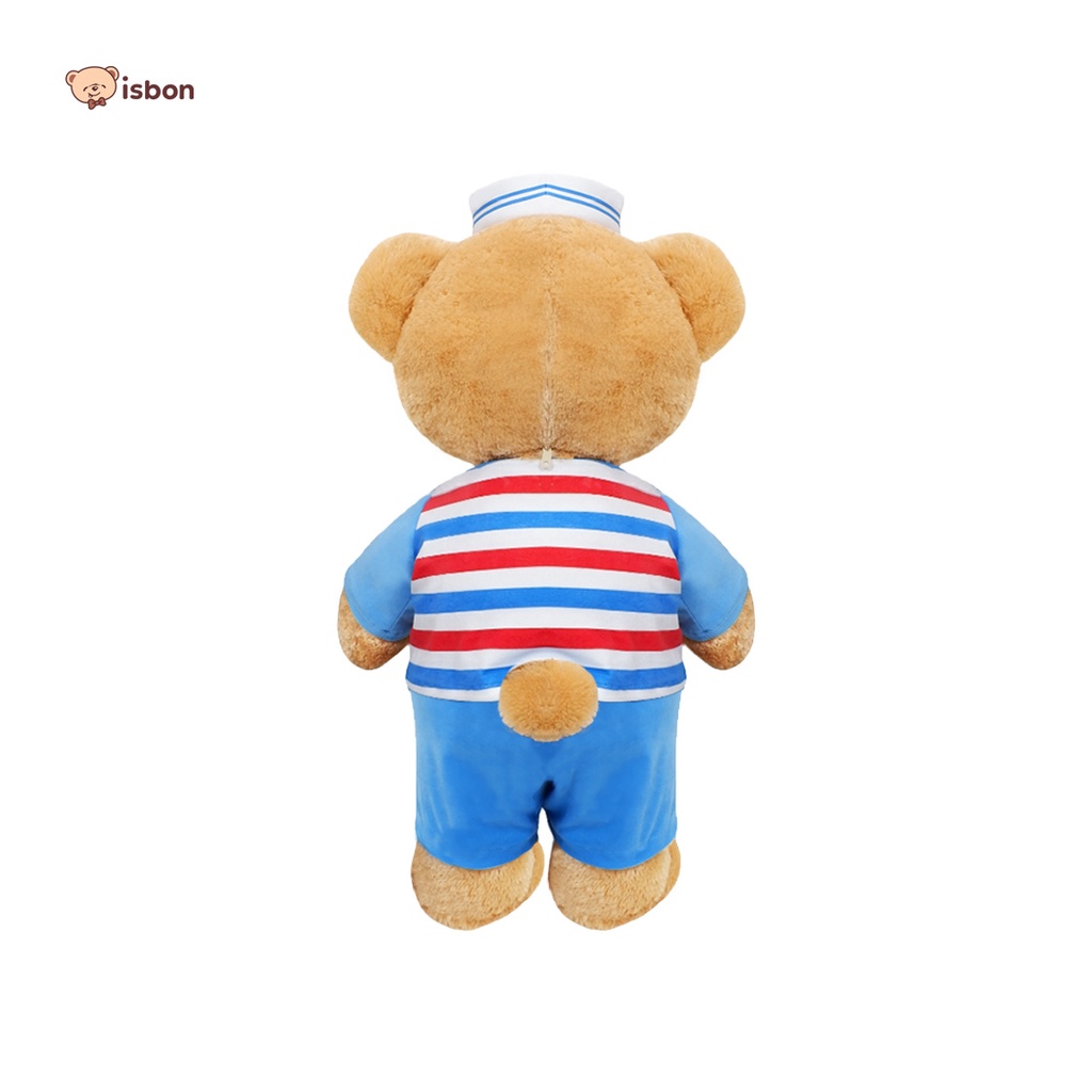 ISTANA BONEKA Beruang Jumbo kostum Pelaut Nahkoda Couple Bear Sailor Boney Bonita Pesiar Lucu 78CM SNI Untuk Kado Ulang Tahun dan Hadiah Anniversay LDR High Quality SNI pelaut popeye nahkoda pesiar