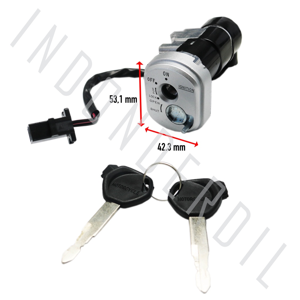 Kunci-Key Kontak Set Assy-Asy-Set Plus Jok-Jog Beat FI Lama-Old CBS-K25 2012-2014