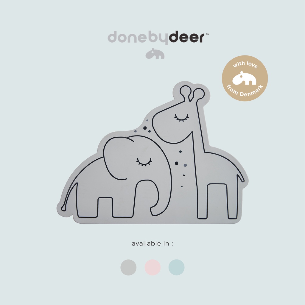 [PROMO] Done by Deer Silicone Placemat Dreamy Dots Alas Makan Anak