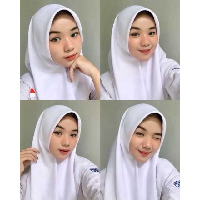 JILBAB VOAL FOREVER BY AZARA / KERUDUNG ANAK SEKOLAH VOAL ULTRAFINE / HIJAB SEGI EMPAT UNTUK ANAK SEKOLAH