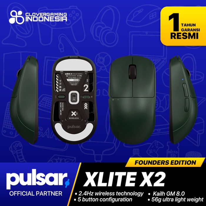 Pulsar X2 Wireless FE Edition- 56g Extreme Lightweight Gaming Mouse