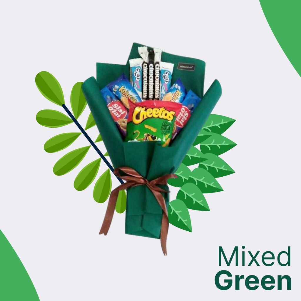 

Bucket Snack Mixed Green