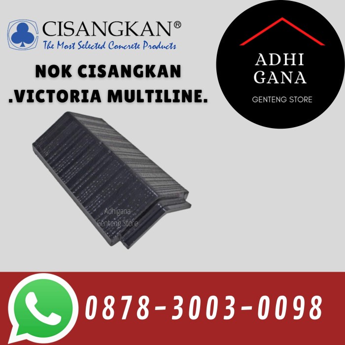 Jual Nok Genteng Cisangkan Victoria Multiline Nok Genteng Beton Murah