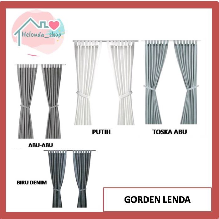 91. Korden Gorden  Lenda uk 250x140cm - 300x140cm /lembar dapat 2 lembar