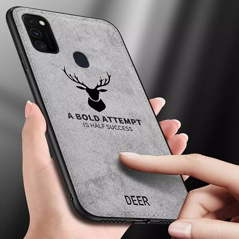 Promo Case Deer M21 / M30S Softcase Jeans Pelindung Belakang Hp