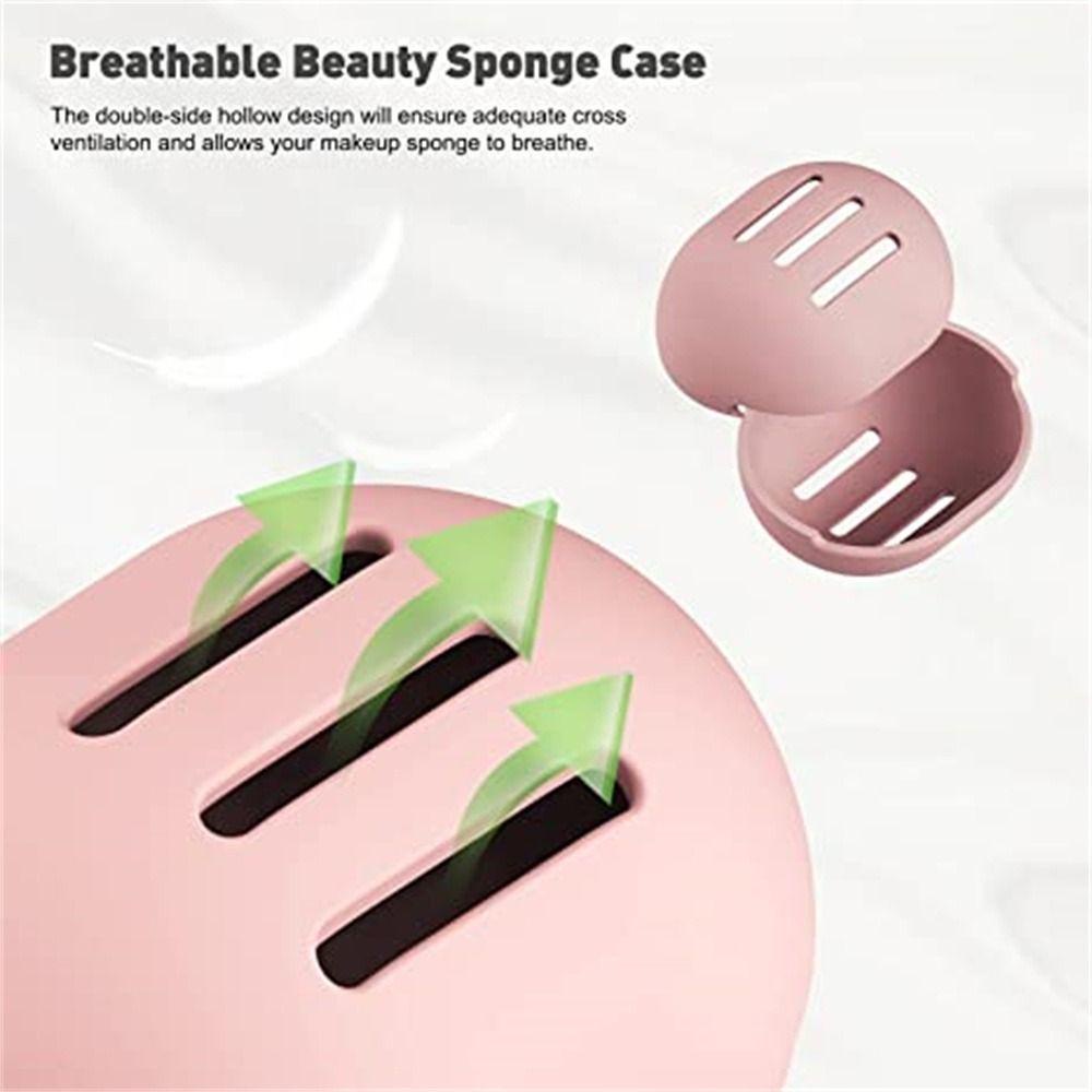 SUYO Tempat Spons Makeup Mudah Dibawa Aksesoris Makeup Beauty Pad Cosmetic Puff Travel Case