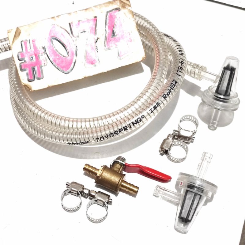 SELANG BENSIN TRANSPARAN TOYOXSPRING FILTER BENSIN TRANSPARAN MODEL L KRAN BENSIN MODEL L SELANG BEN