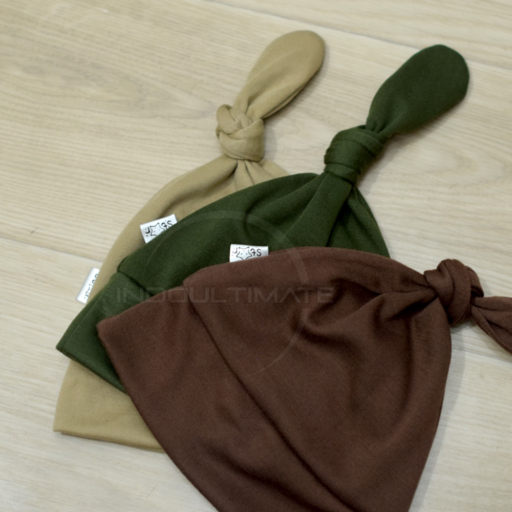 Topi Kupluk Bayi (0-12 Bulan) Baby Hat Newborn Pelindung Kepala Bayi Perlengkapan Bayi BHS-1