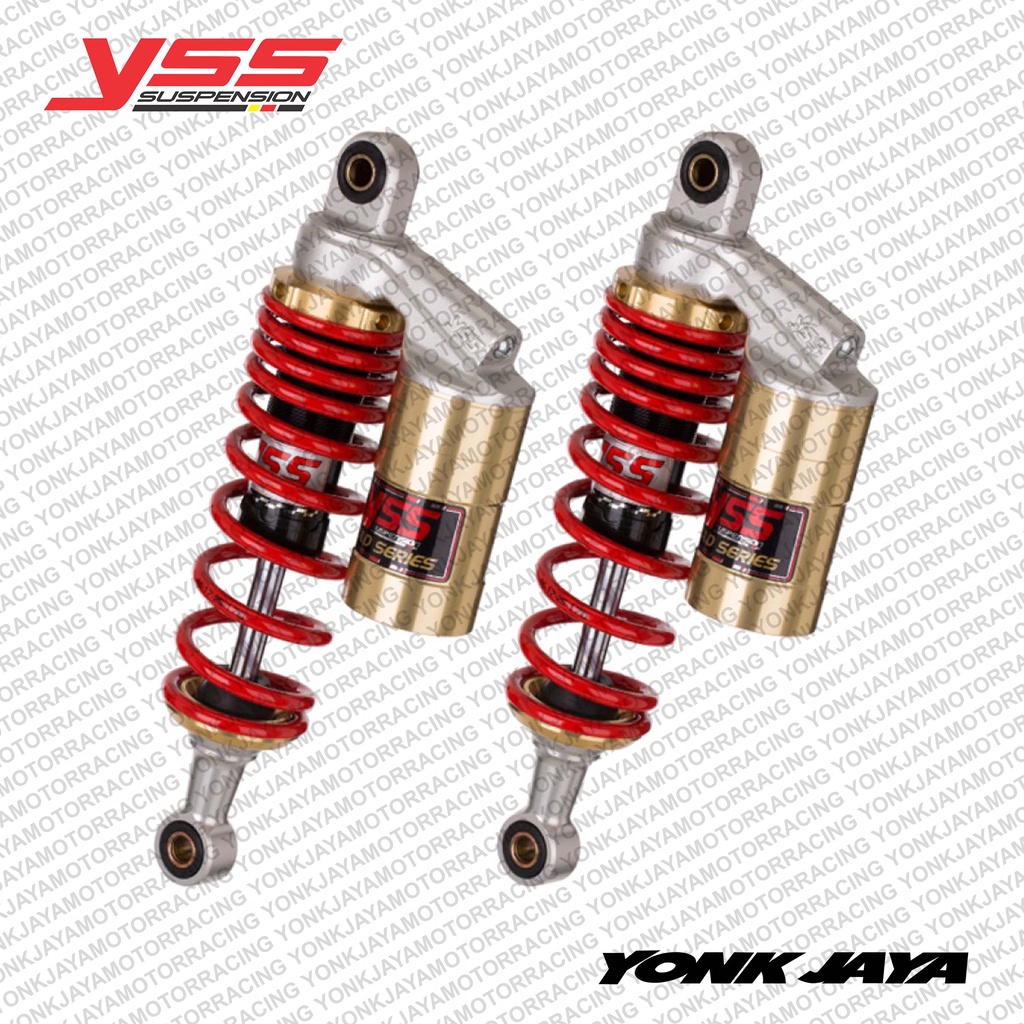 TWIN SHOCK ABSORBER YSS GOLD SERIES G-SERIES RC302-280T-14-853-XD JUPITER Z BLACK/RED