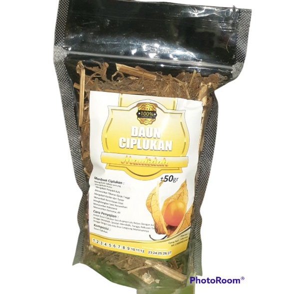 

Teh seduh daun ciplukan / Teh herbal daun ciplukan 50 gram / Teh ciplukan