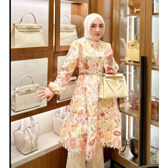 Tunik Brokat Mewah Ori by Shellasaukia