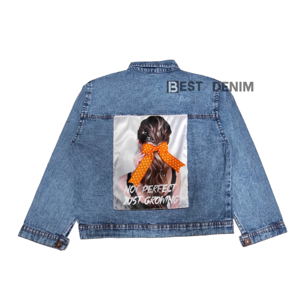 Jaket Jeans anak - anak perempuan Usia 1 - 7 tahun