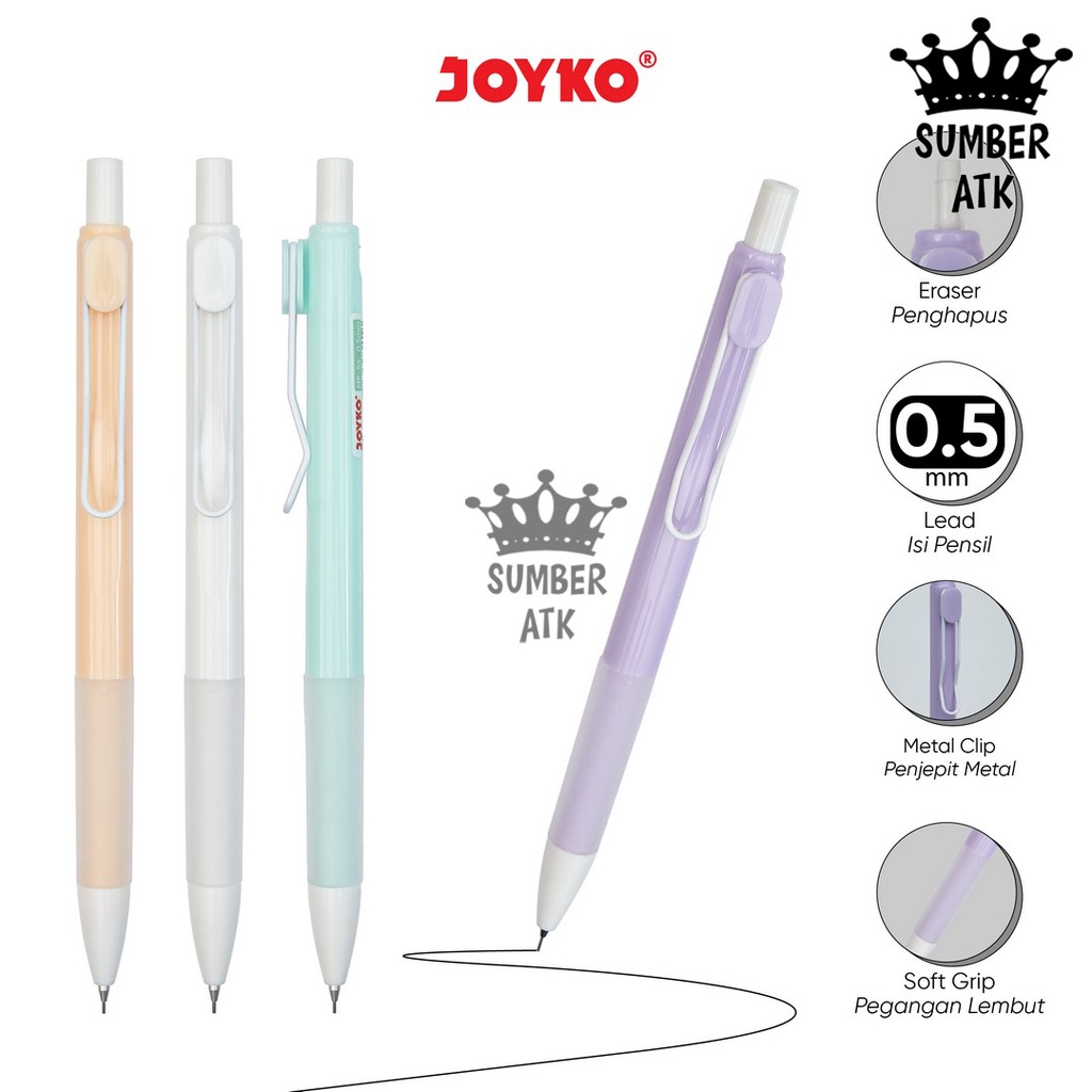 

Mechanical Pencil Pensil Mekanik Joyko MP-54 0.5 mm