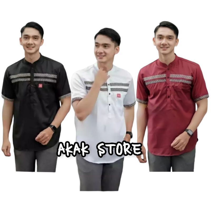 Baju Koko Pria Lengan pendek Kurta FF