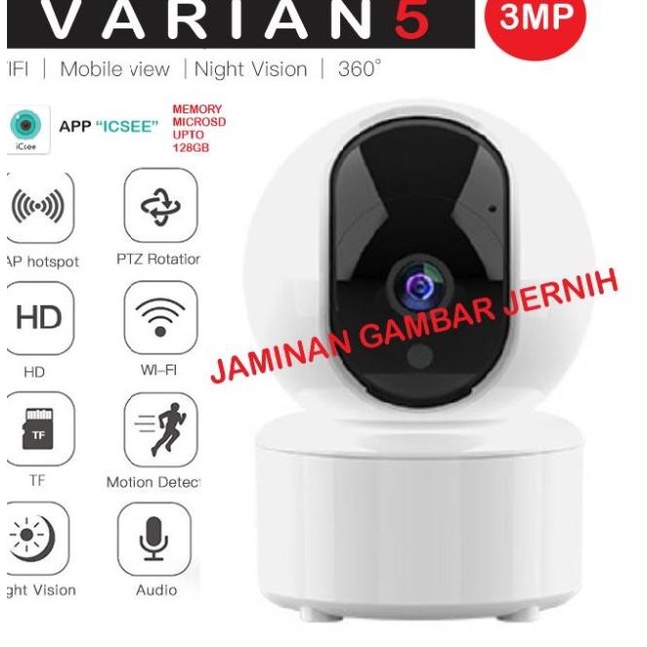IP Camera HD 720P Kamera IP Wireless P2P CCTV - VARIAN 1
