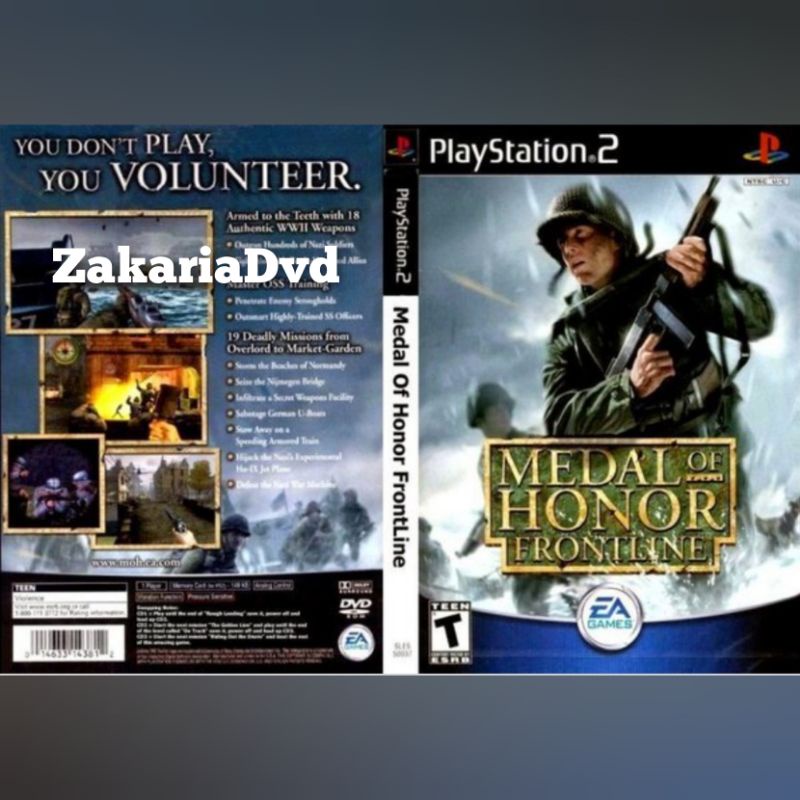 Kaset Ps 2 Medal Of honor Frontile