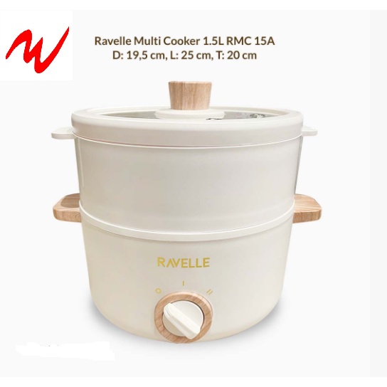 Ravelle Multi Cooker 1.5L RMC 15A